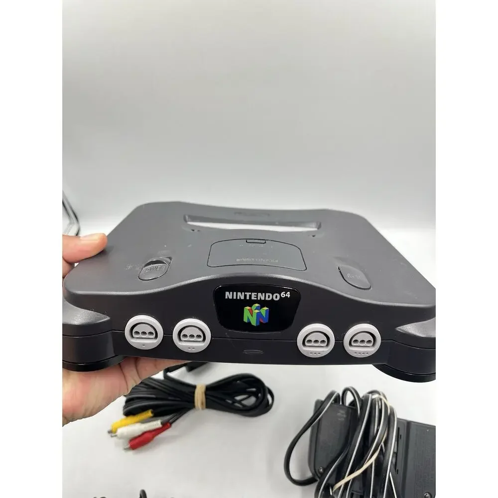 Nintendo 64 Console System Bundle w/ Controller & Cables N64 (NUS-001) *TESTED